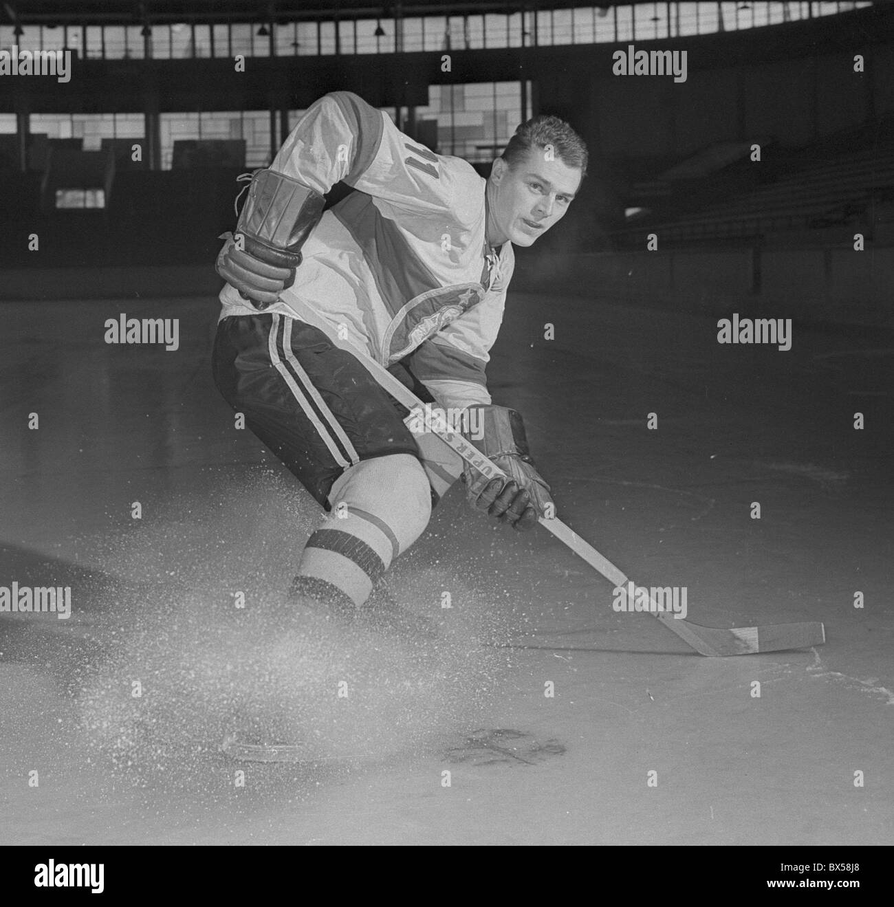 Czech ice hockey player Frantisek Pospisil Stock Photo Alamy