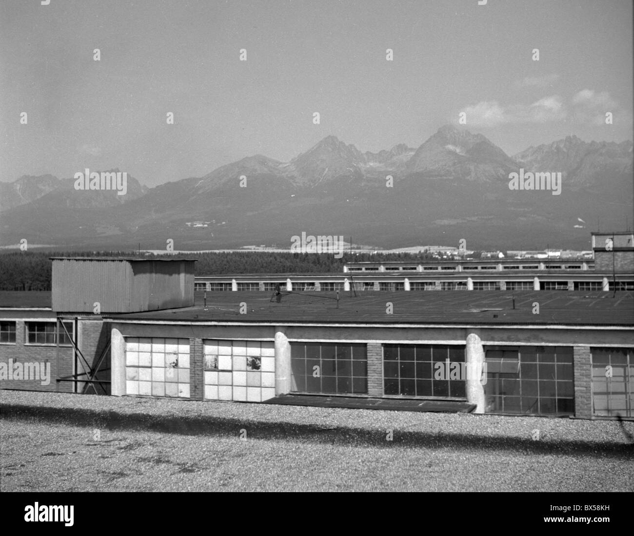 nationalized Bata factory renamed Svit Stock Photo