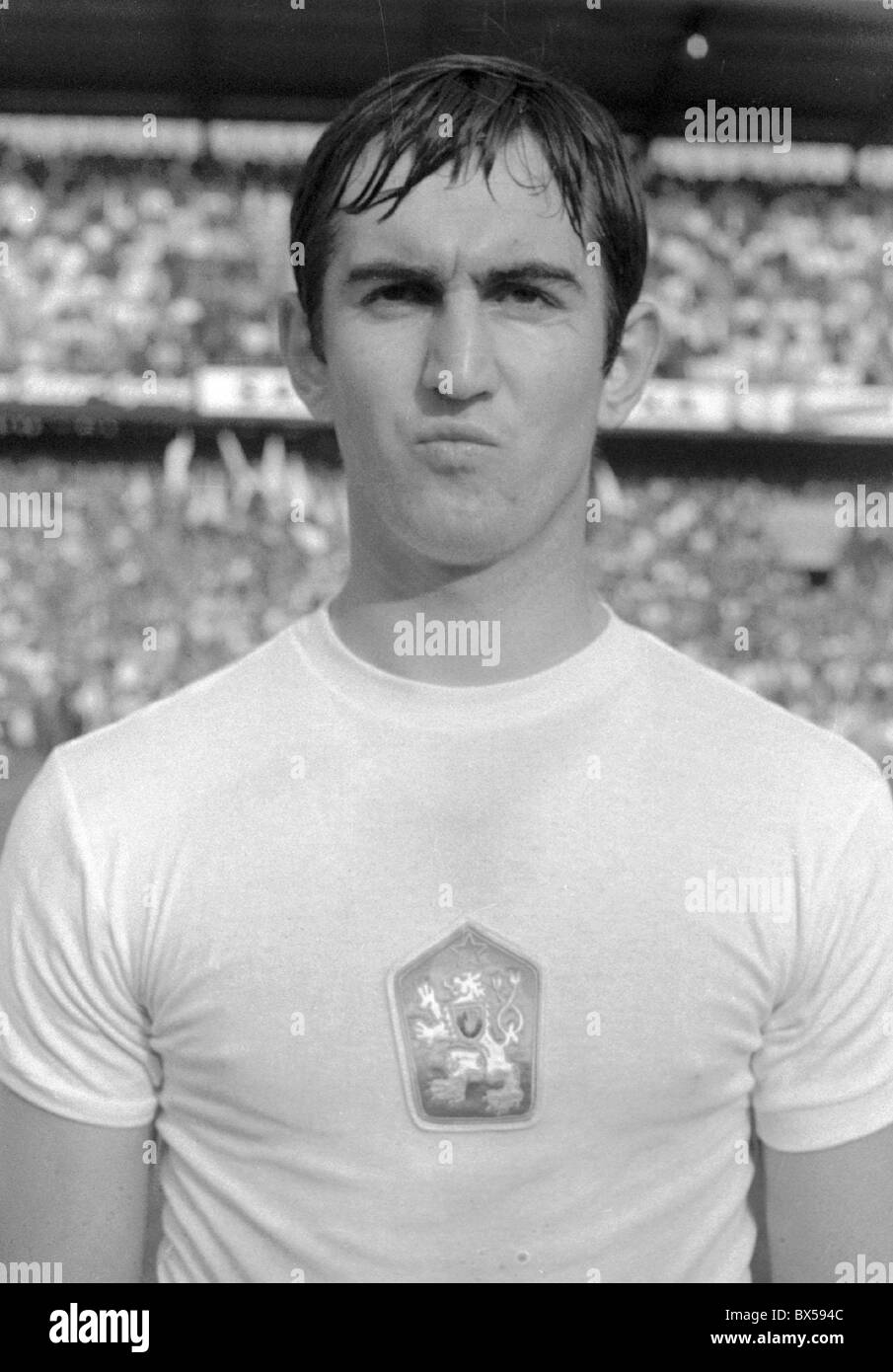 Czechoslovak national soccer team player Ladislav Kuna, October 1969. CTK Photo/Zdenek Havelka Stock Photo