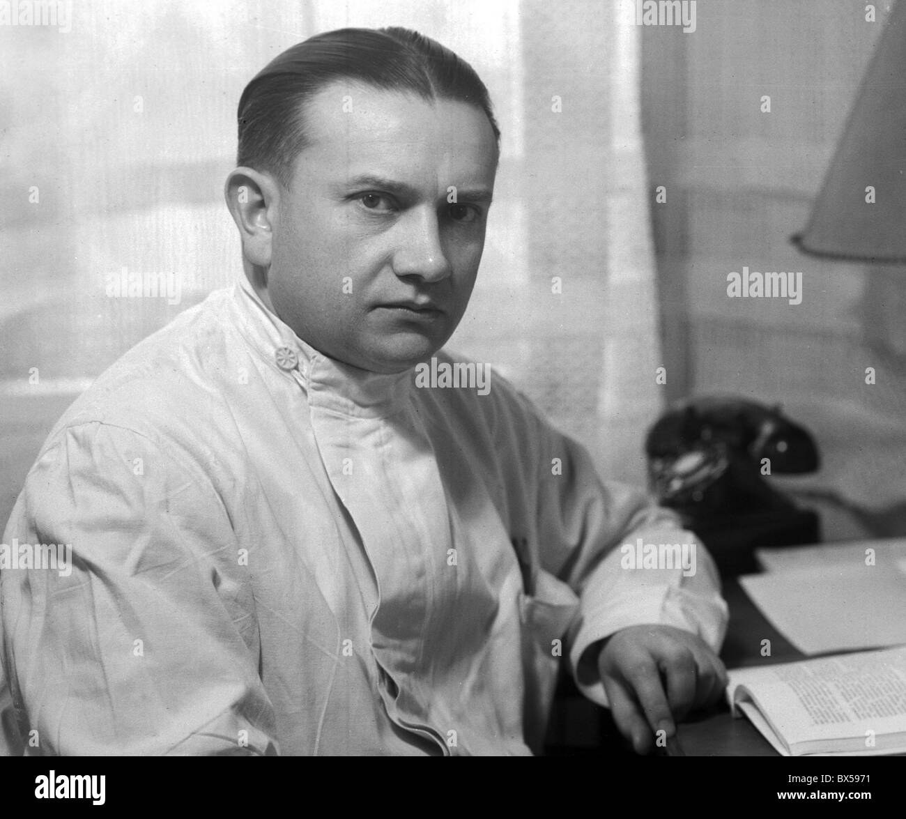 Czechoslovakia - Prague, 1951. Scientist, microbiologist and ...