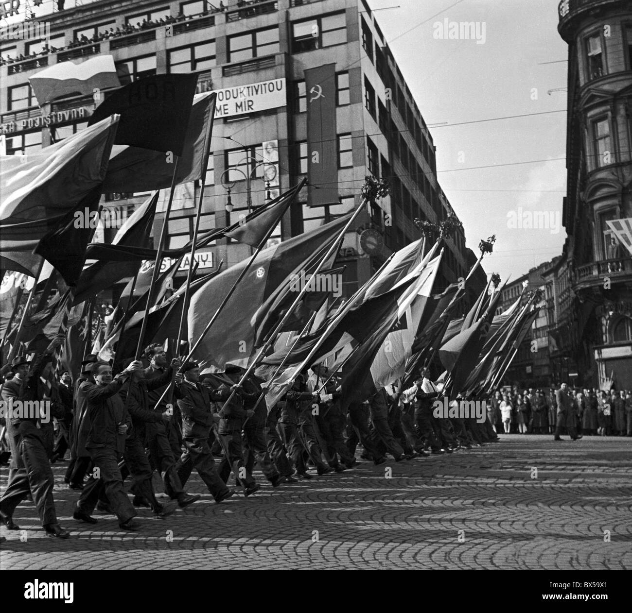 May Day in 1949 Stock Photo Alamy