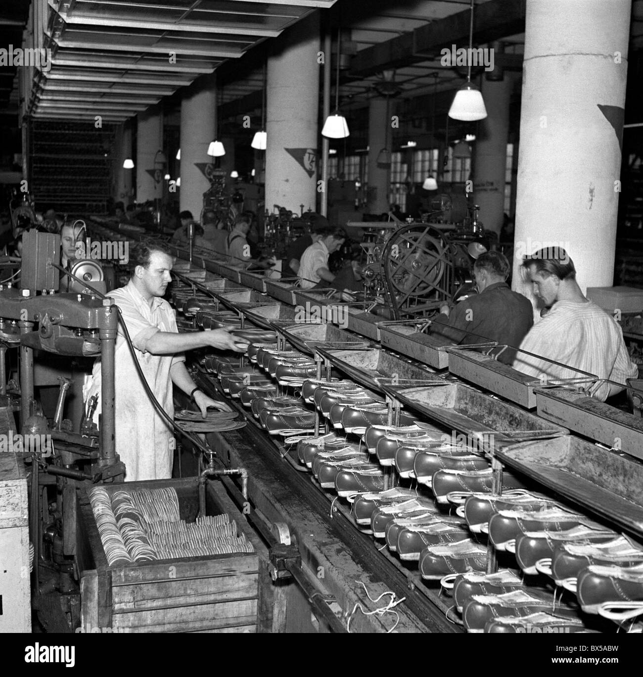 Bata shoe factory Stock Photo