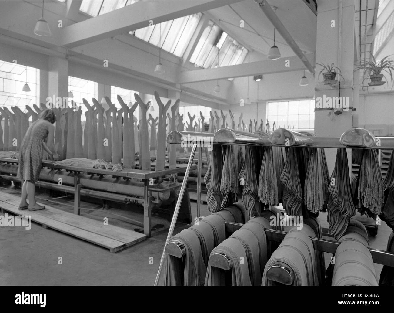 Shoe factory, Bata Stock Photo