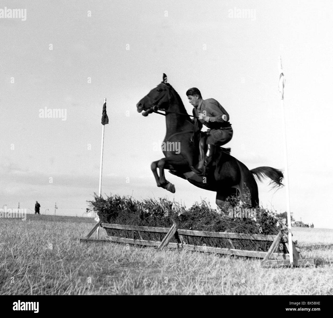 Photo De Presse Vintage - Jockey, 1946, Noir Et Blanc, Format 8x10 Pouces
