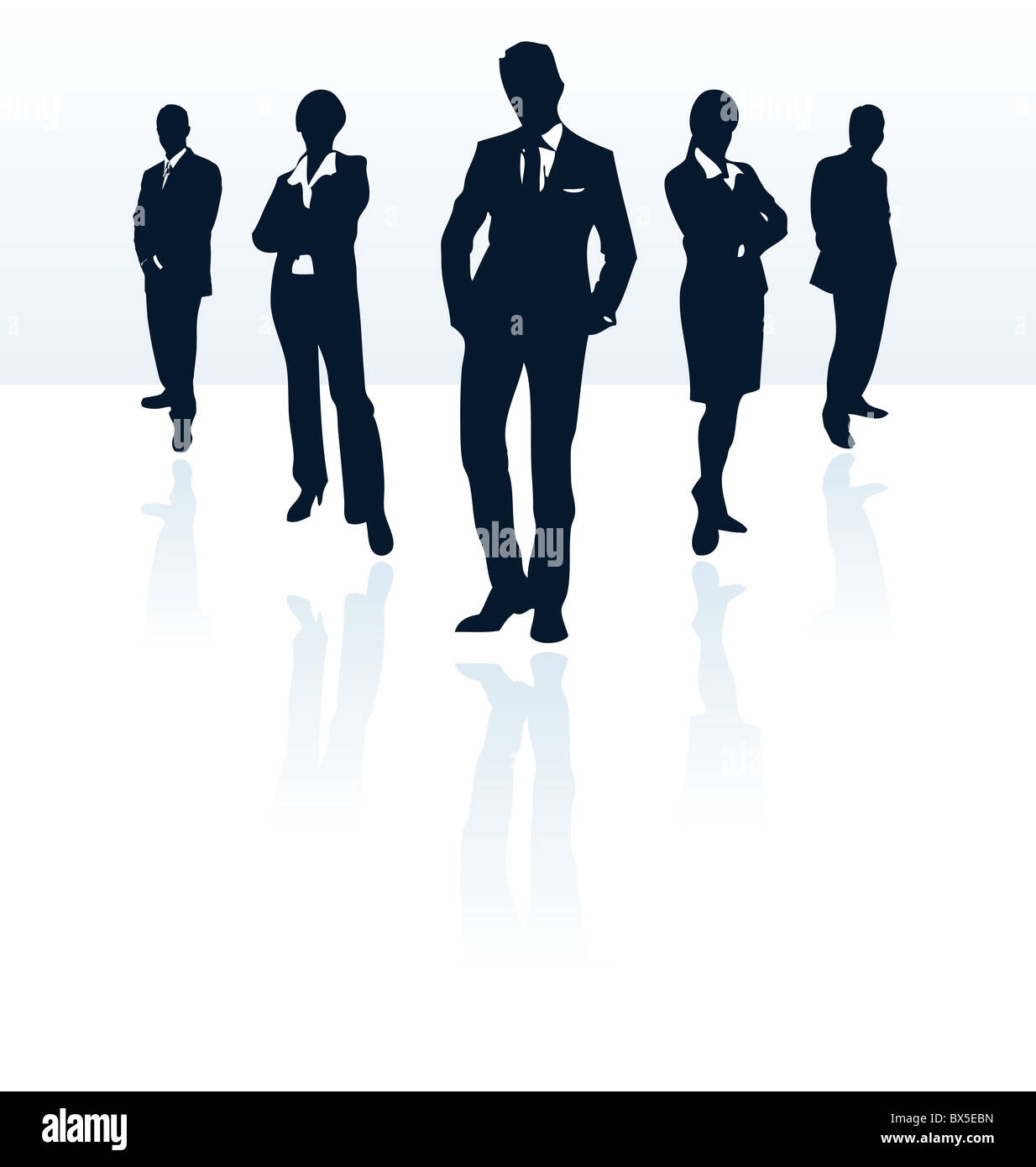 Female agent silhouettes hi-res stock photography and images - Alamy