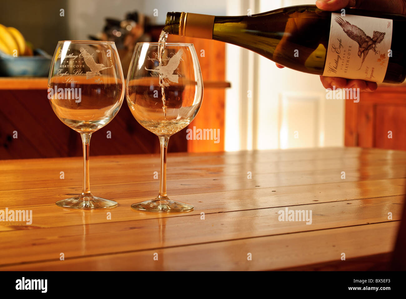 Australian White wine Stock Photo Alamy