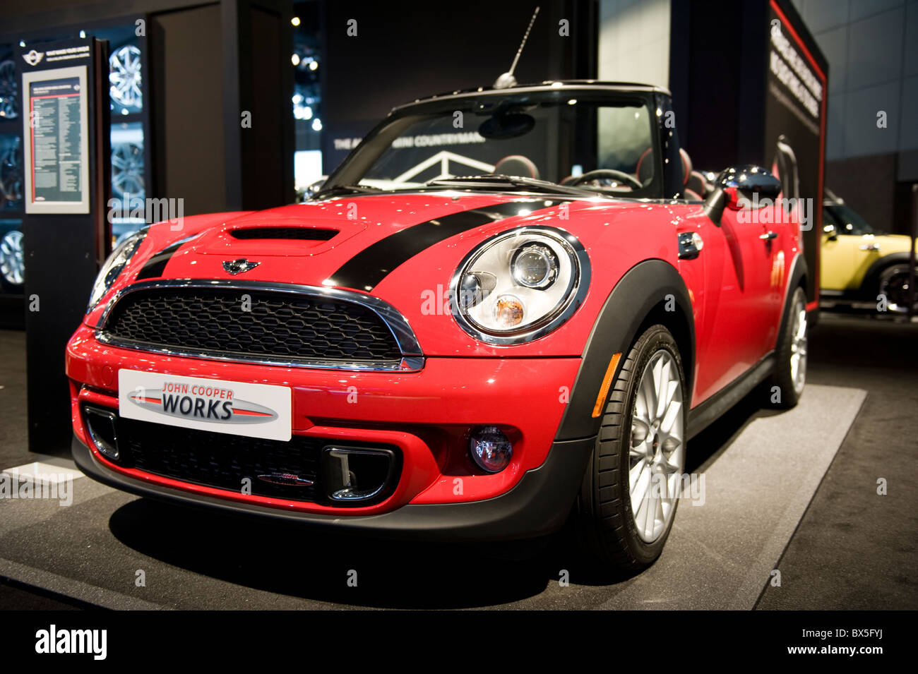 Mini Cooper at the 2010 LA Auto Show in the Los Angeles Convention ...