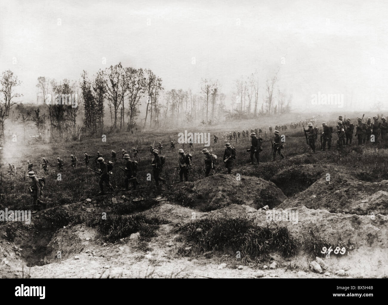 events, First World War / WWI, Western Front, France, German spring ...