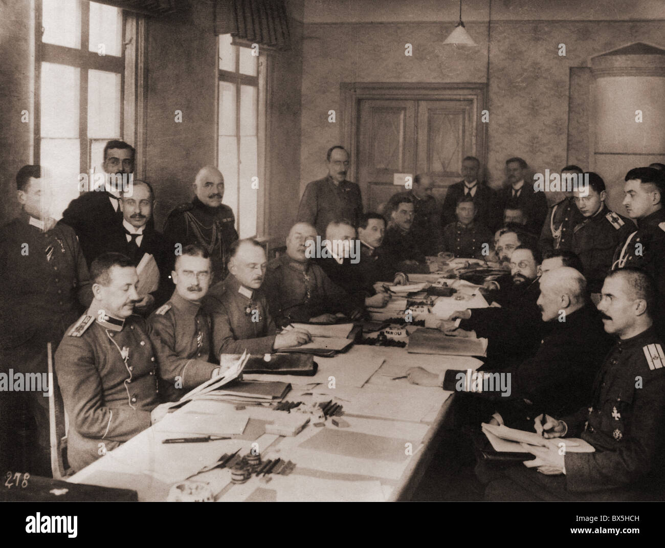 events, First World War / WWI, Treaty of Brest-Litovsk, 3.3.1918 Stock