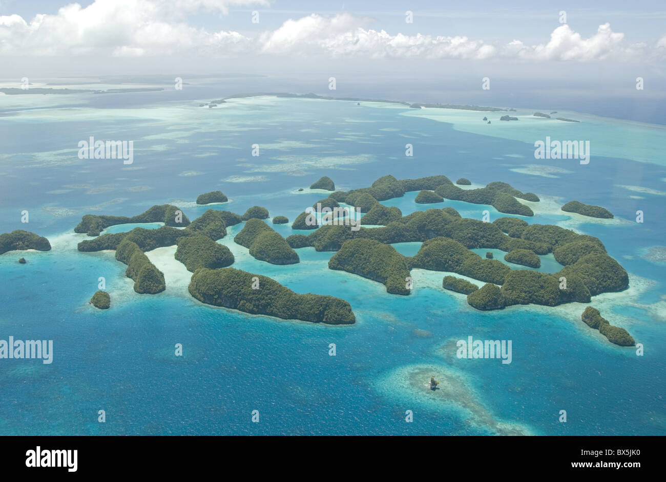 Seventy Islands, forestcovered limestone rock, protected Nature