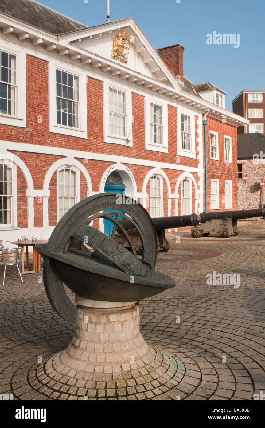 The Old Custom House on Exeter Quay in Exeter Devon West of England Stock Photo