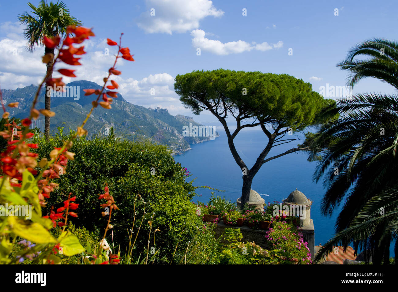 Rufolo view, Ravello, Amalfi Coast, UNESCO World Heritage Site, Campania, Italy, Europe Stock Photo