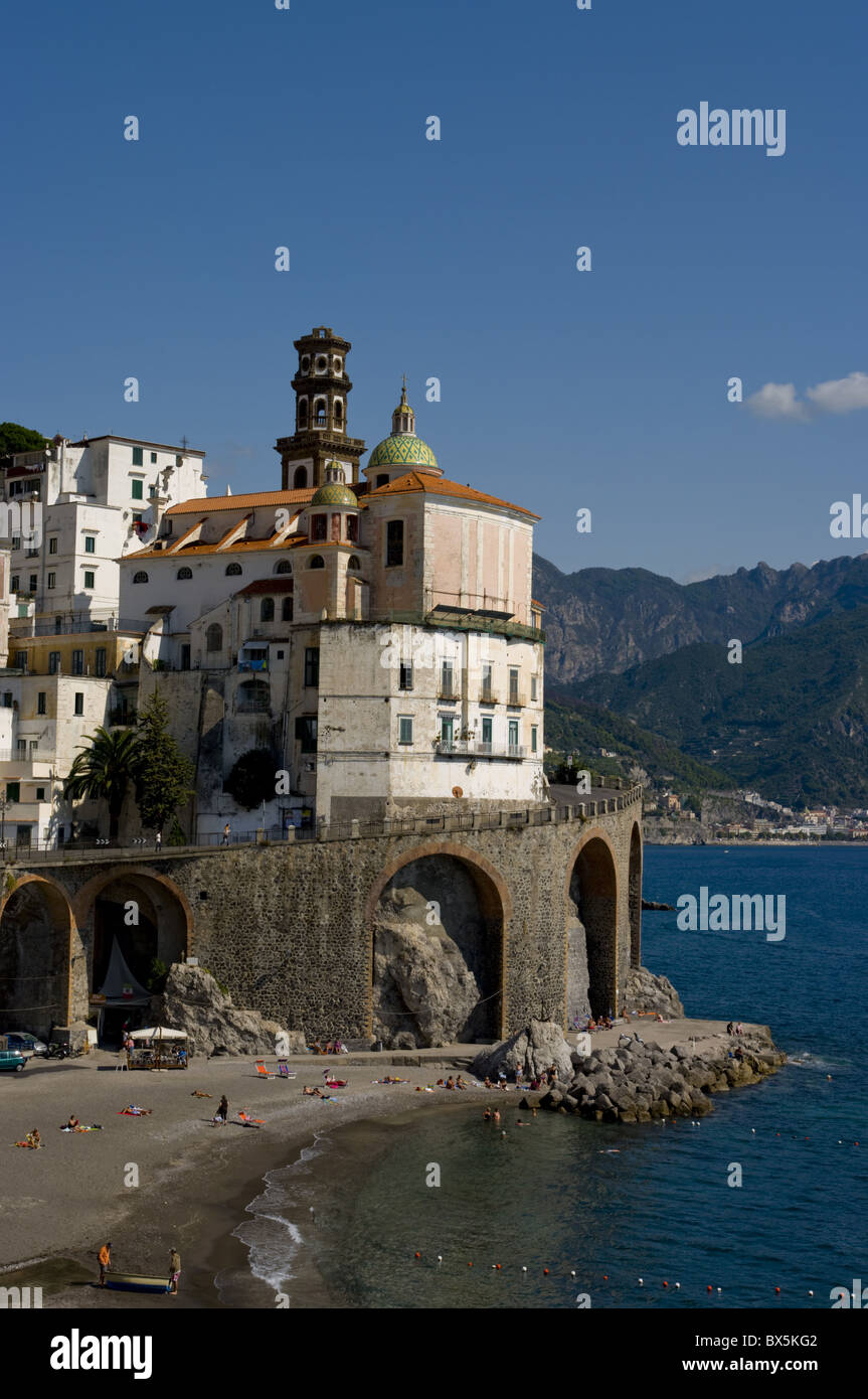 Atrani, Amalfi coast, UNESCO World Heritage Site, Campania, Italy, Europe Stock Photo