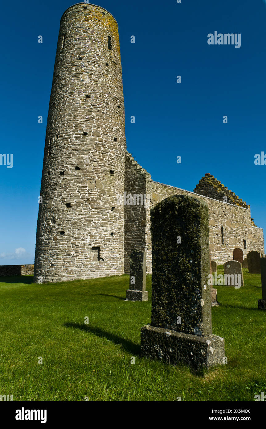 dh EGILSAY ORKNEY St Magnus church 12th century viking church Stock Photo
