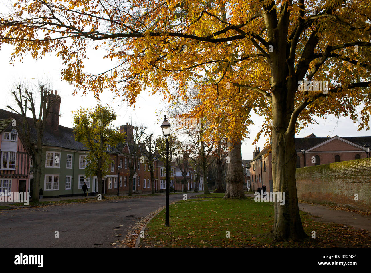 The Causeway in the Sussex market town of Horsham Stock Photo Alamy