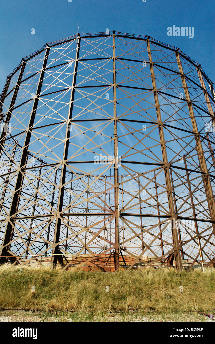 Blue gas holder hi-res stock photography and images - Alamy