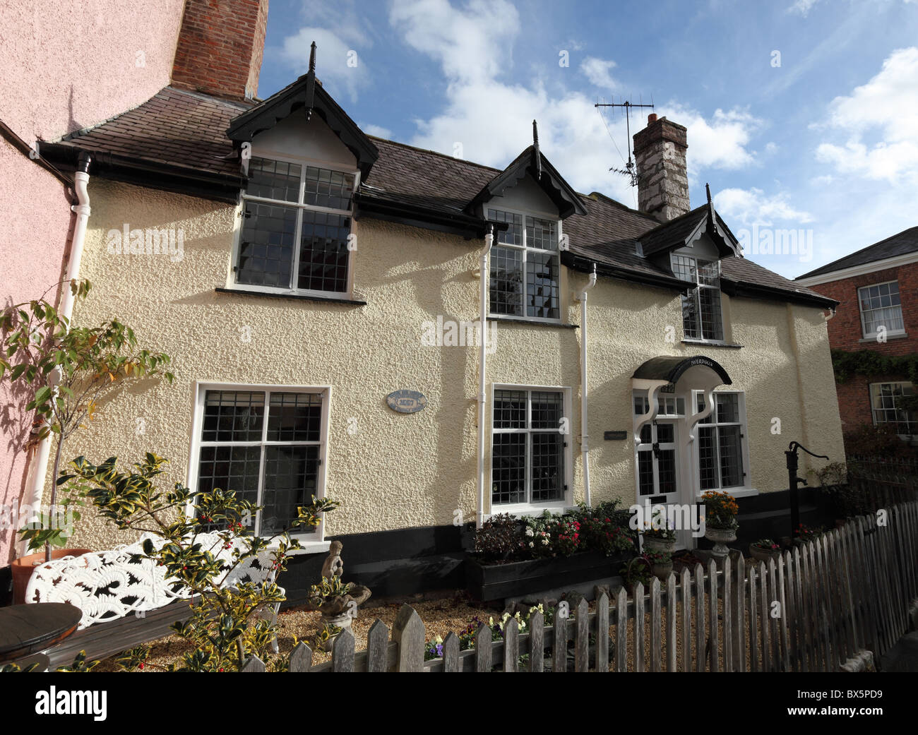 Old Cottage Castle Street Ruthin Denbighshire North Wales Stock