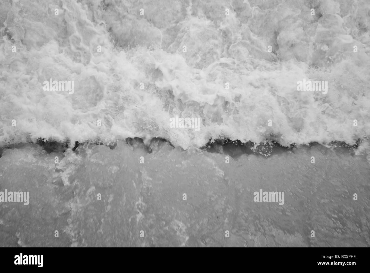 texture river rapids and stormy Stock Photo