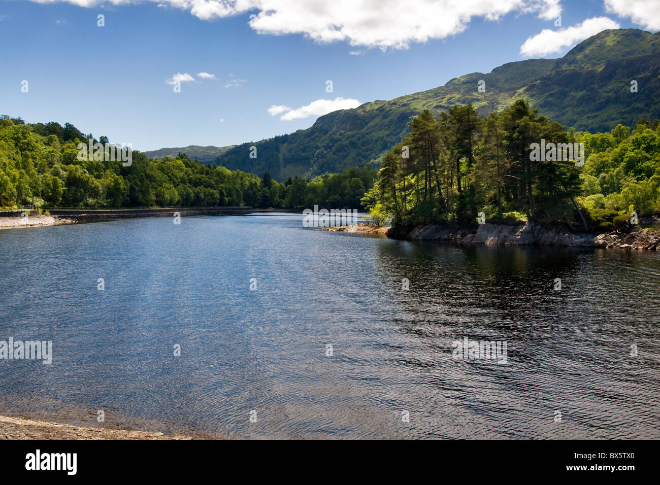 The beautiful Loch Katrine, part of the loch Lomond and Trossachs