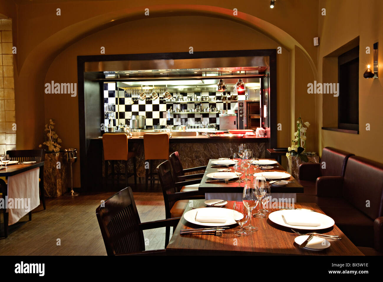 Prague, La Degustation Boheme Bourgeoise restaurant interior, Michelin star.  (CTK Photo/Josef Horazny Stock Photo - Alamy