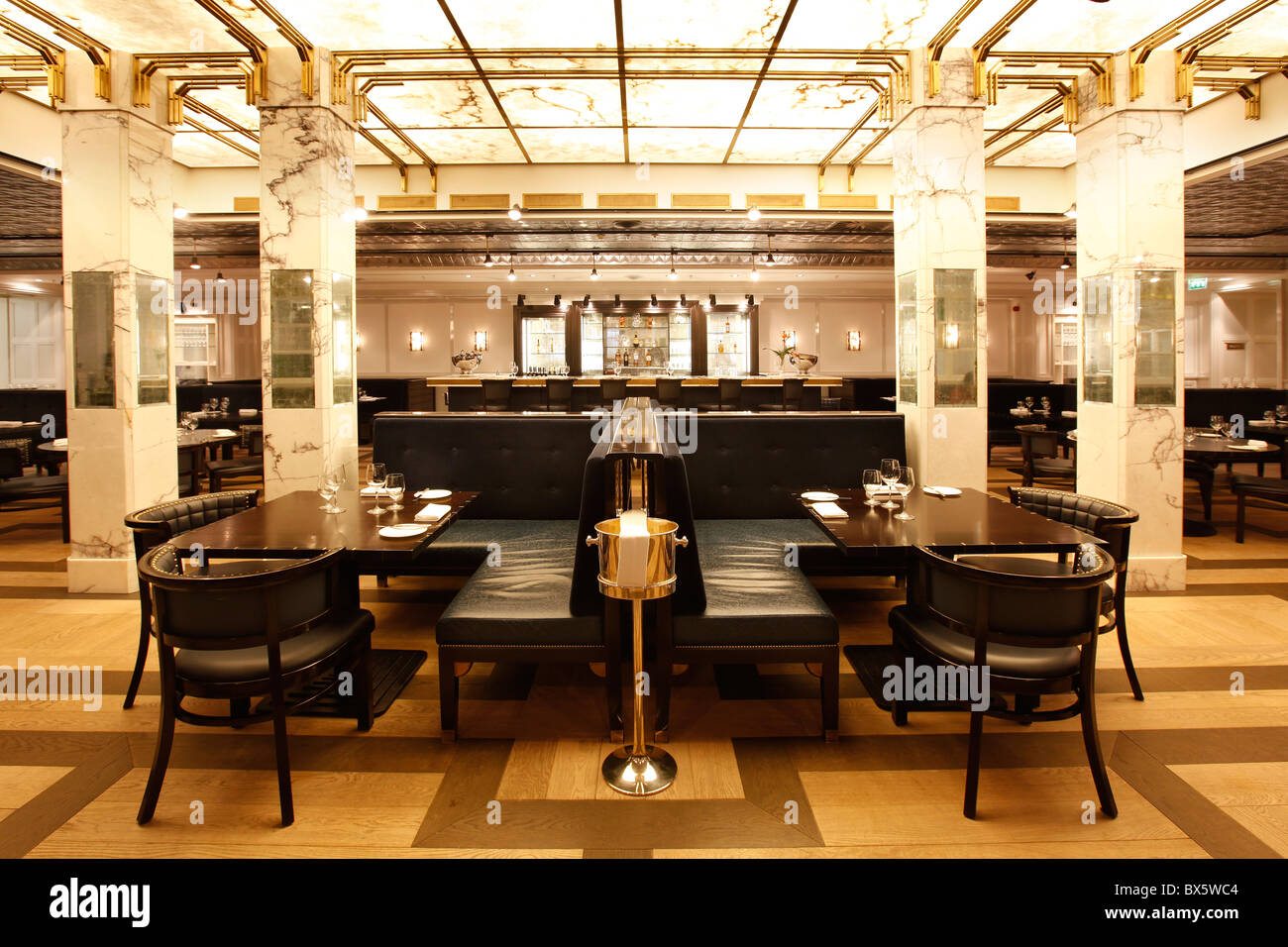 Prague, Hotel Hilton Prague Old Town, Maze restaurant Stock Photo