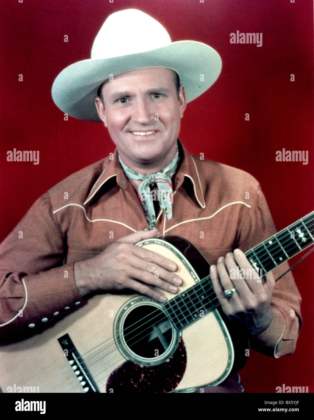 GENE AUTRY (1907-1998) US Western cowboy singer and actor Stock Photo ...