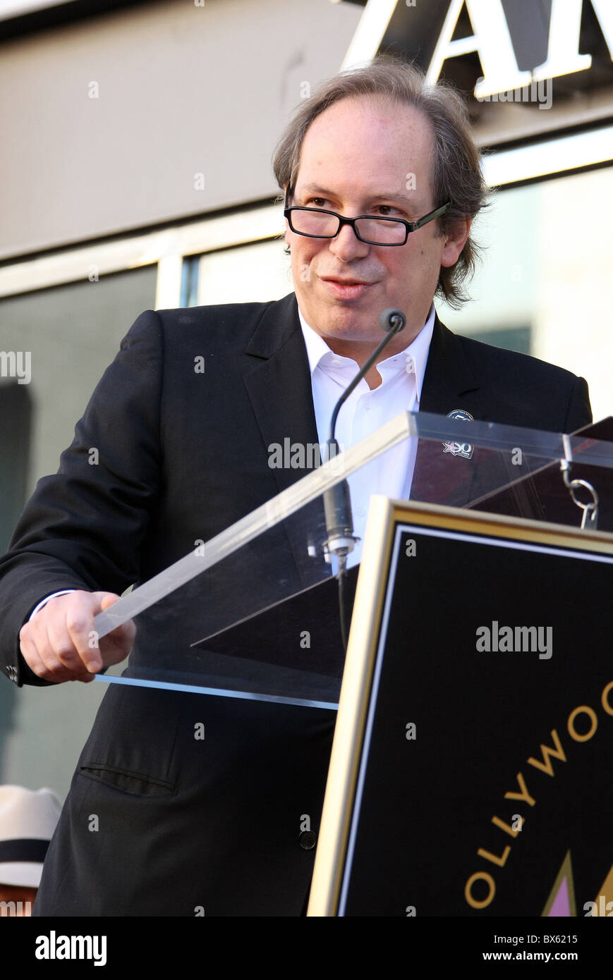 HANS ZIMMER HANS ZIMMER HONORED WITH A STAR ON THE HOLLYWOOD WALK OF FAME LOS ANGELES CALIFORNIA USA 08 December 2010 Stock Photo