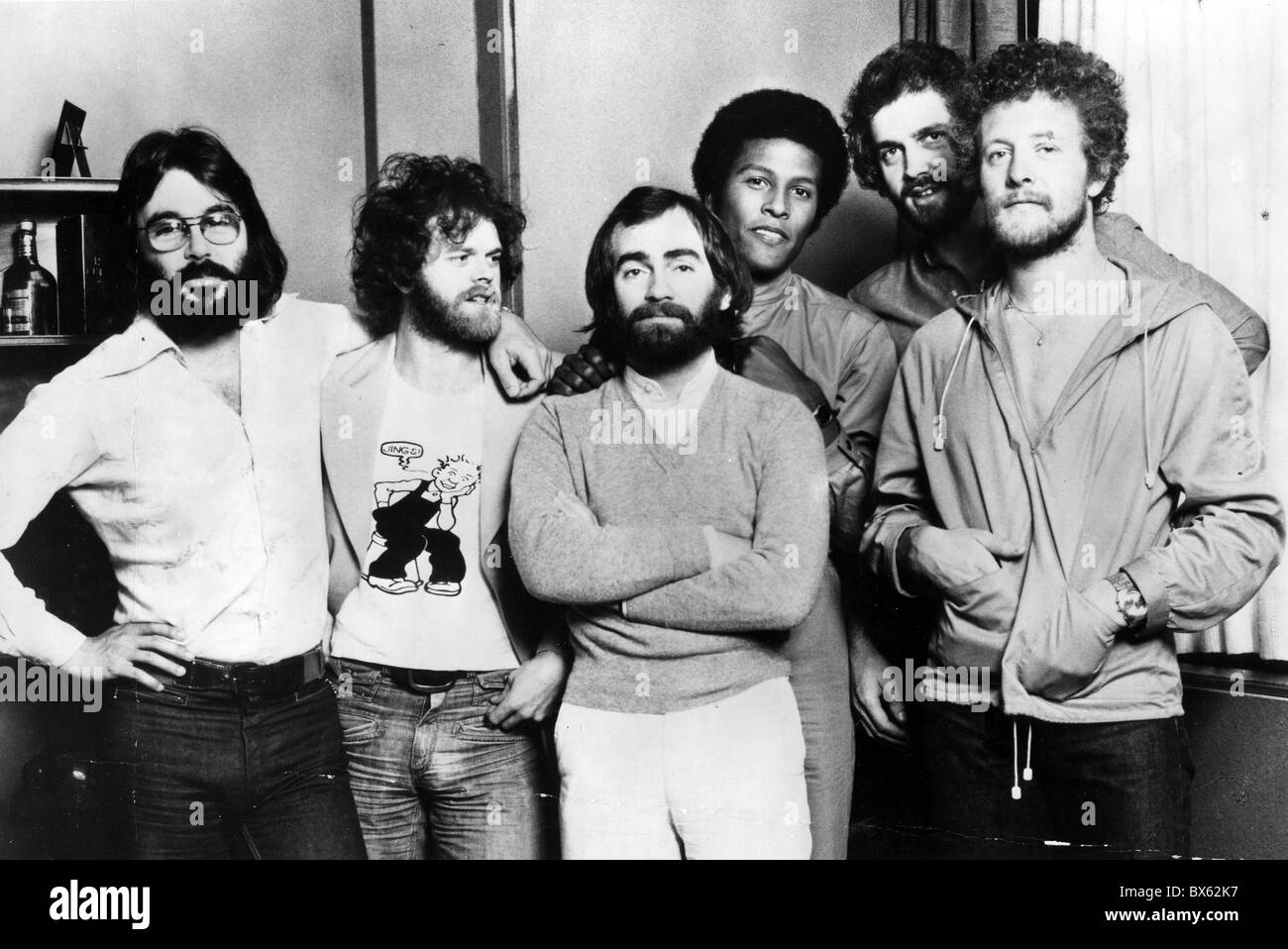 AVERAGE WHITE BAND Promotional photo of Scottish rock group about 1975 Stock Photo