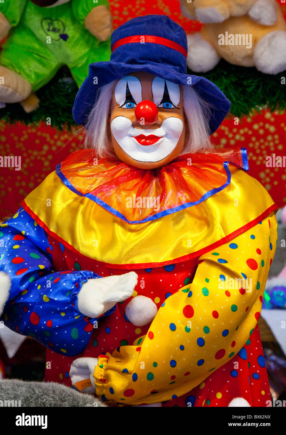 Colourful clown Stock Photo