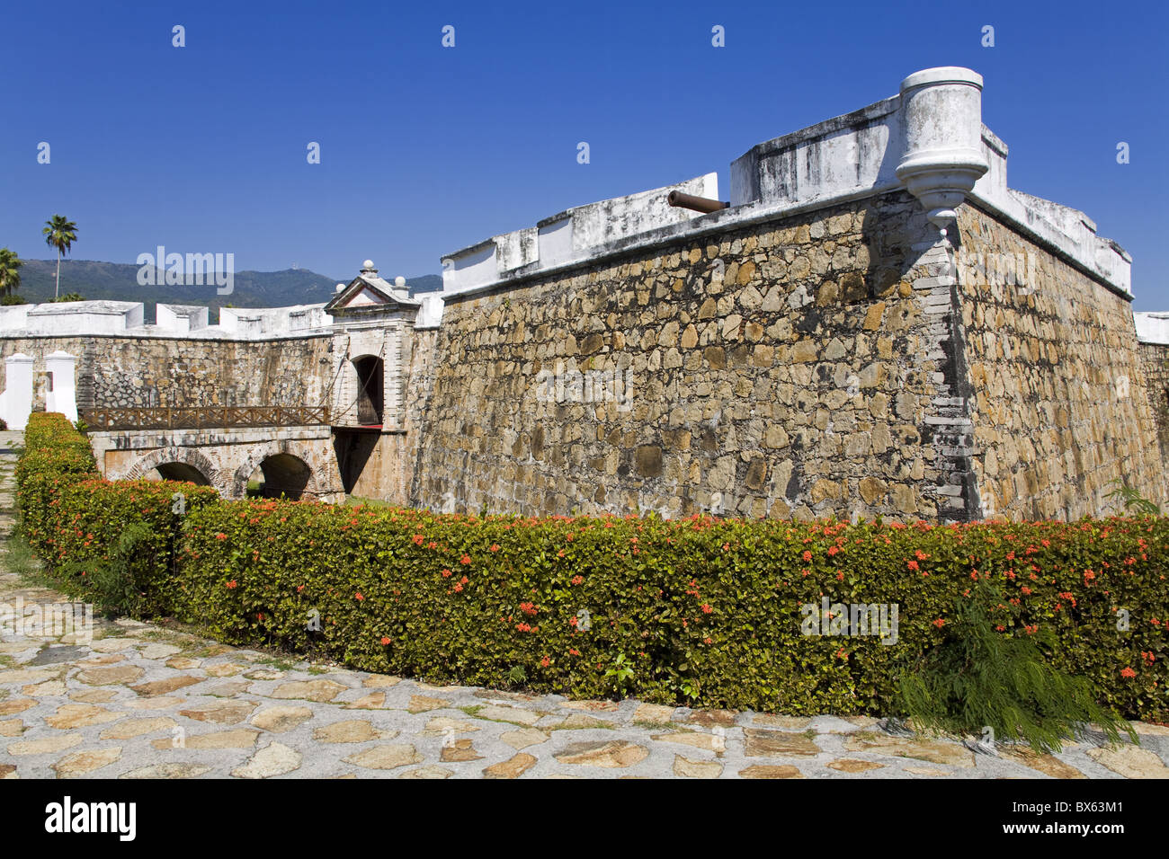 Fort San Diego in Acapulco City, State of Guerrero, Mexico, North America Stock Photo