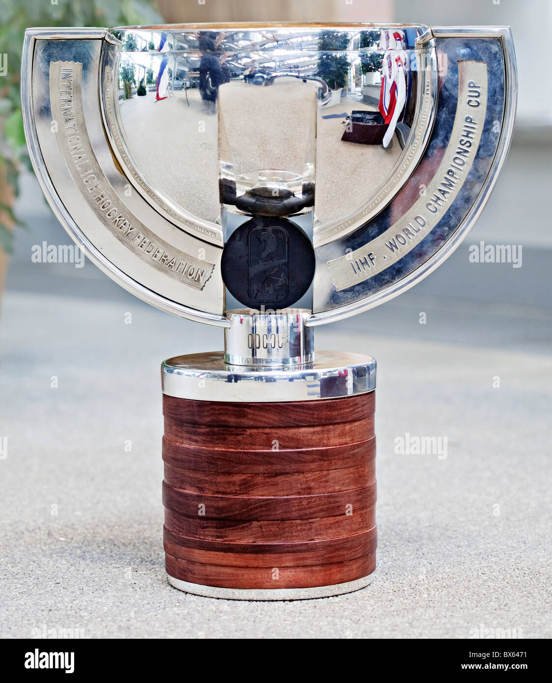 World Championships ice hockey trophy Stock Photo - Alamy