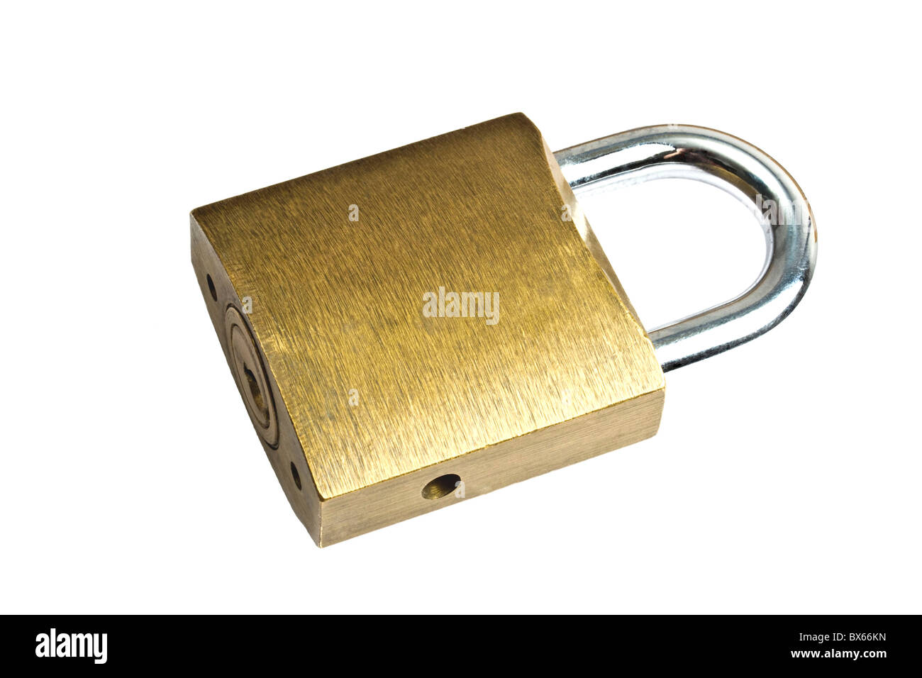 Padlock isolated on white background Stock Photo - Alamy