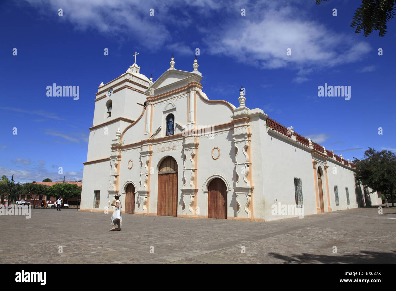 Parroquia de La Asuncion, Masaya, Nicaragua, Central America Stock Photo