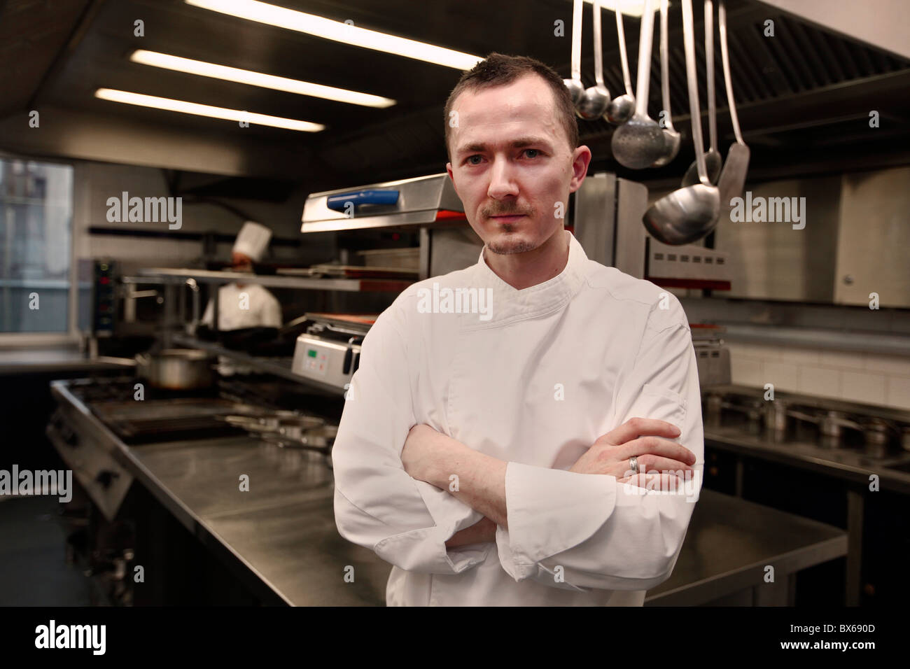 chef, Gwendal le Ruyet, kitchen, CÃ©leste Restaurant, Dancing House