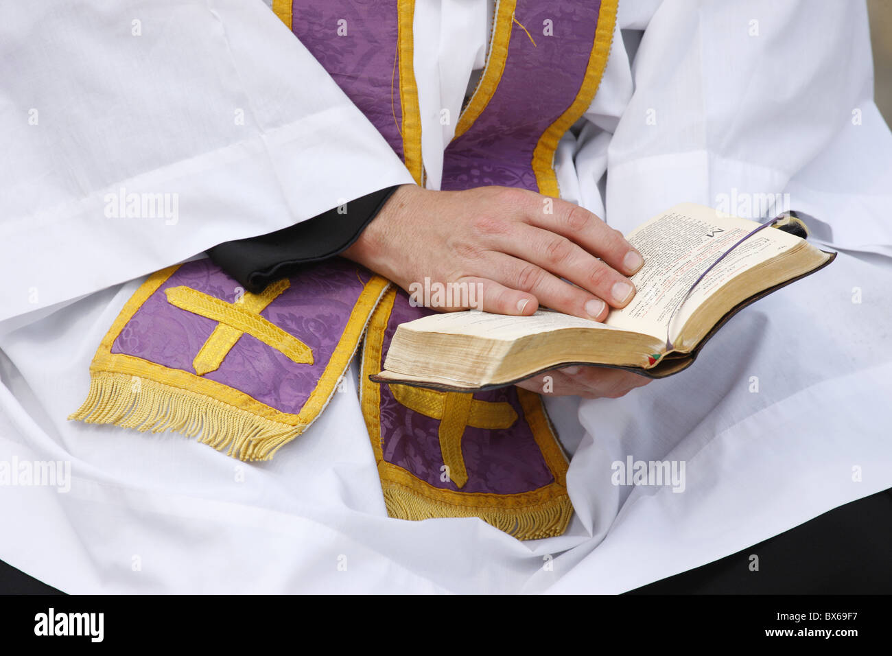 Priest's Bible, Paris, France, Europe Stock Photo