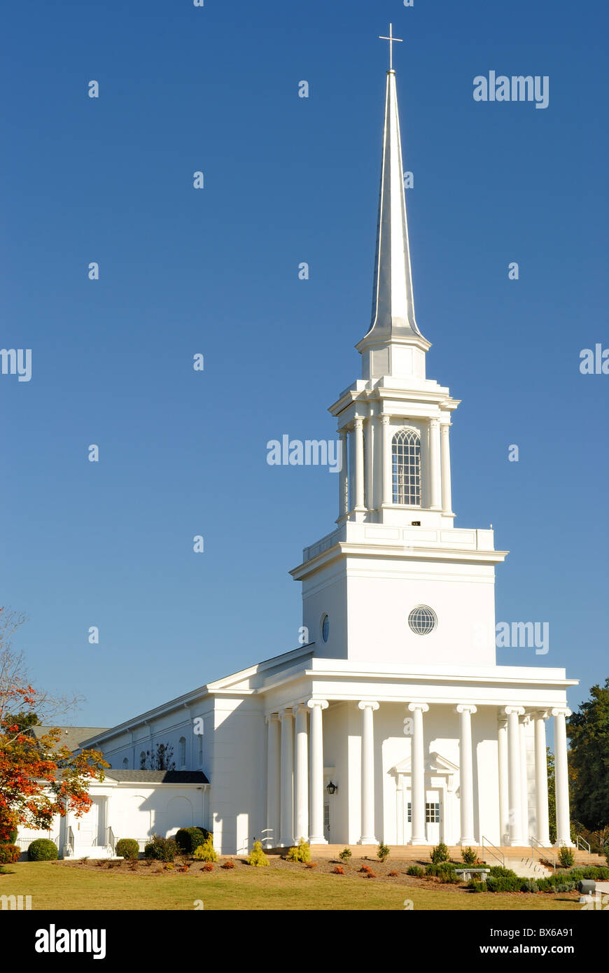 A southern Baptist Church in Georgia. Stock Photo