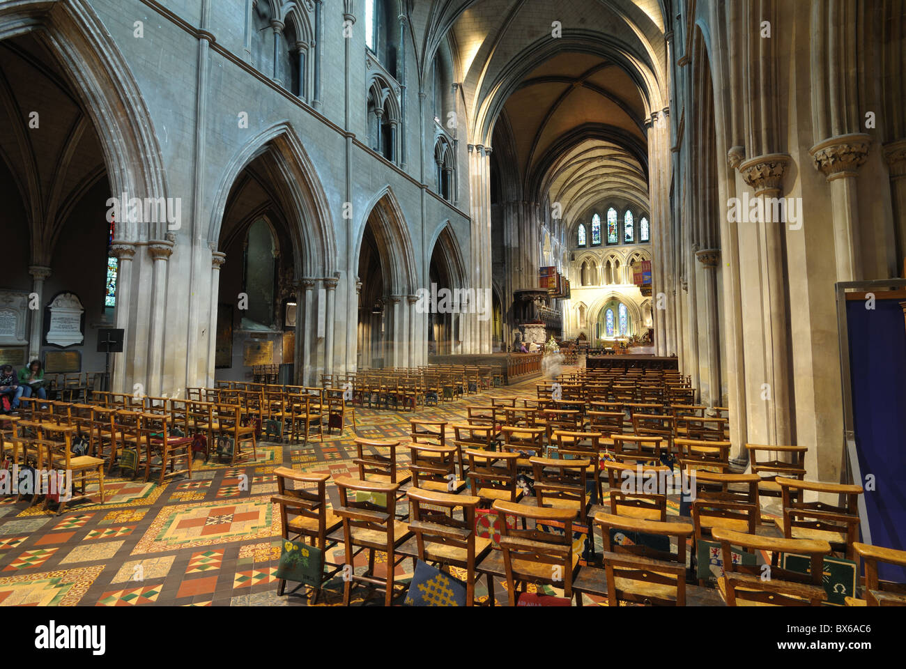 St. Patrick's Cathedral in Dublin, Ireland. Stock Photo