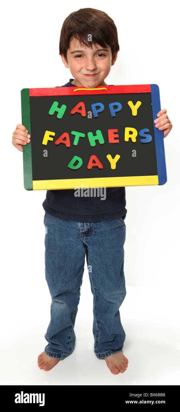 6 year old child holding blank hi-res stock photography and images - Alamy