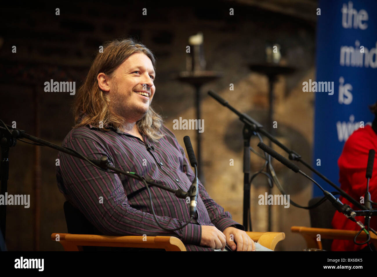 Richard Herring talking at The Telegraph Ways With Words Literary
