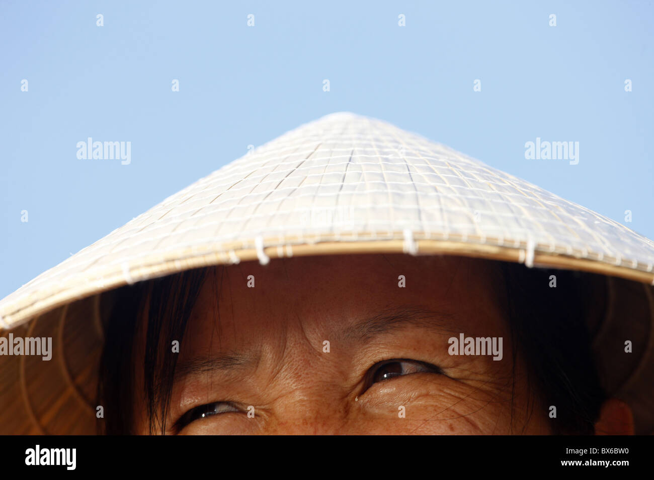 Vietnamese woman, Mui Ne, Bin Thuan, Vietnam, Indochina, Southeast Asia, Asia Stock Photo