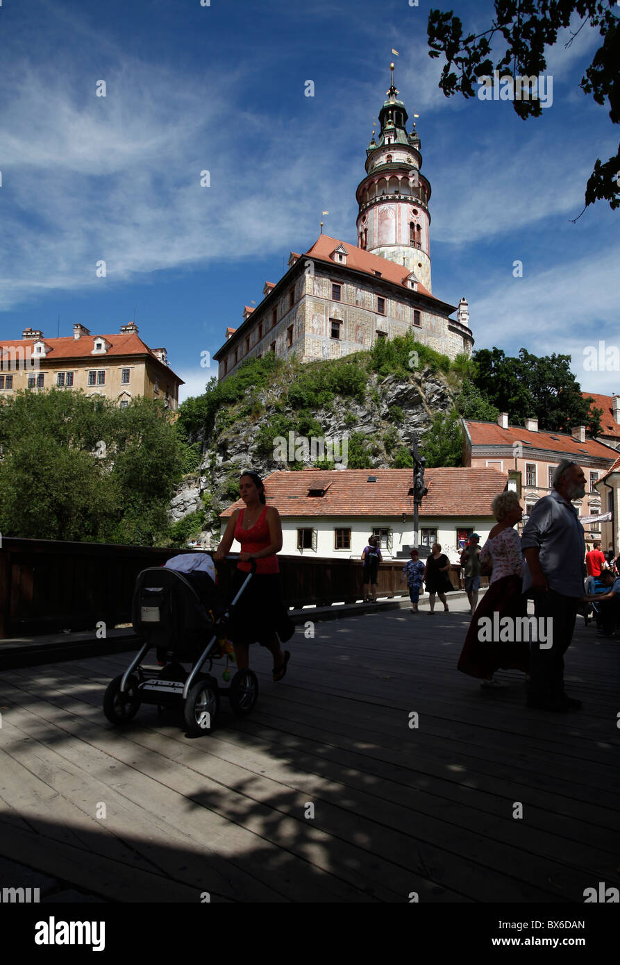 city, town, center, old, historic, tower, buildings, castle Stock Photo