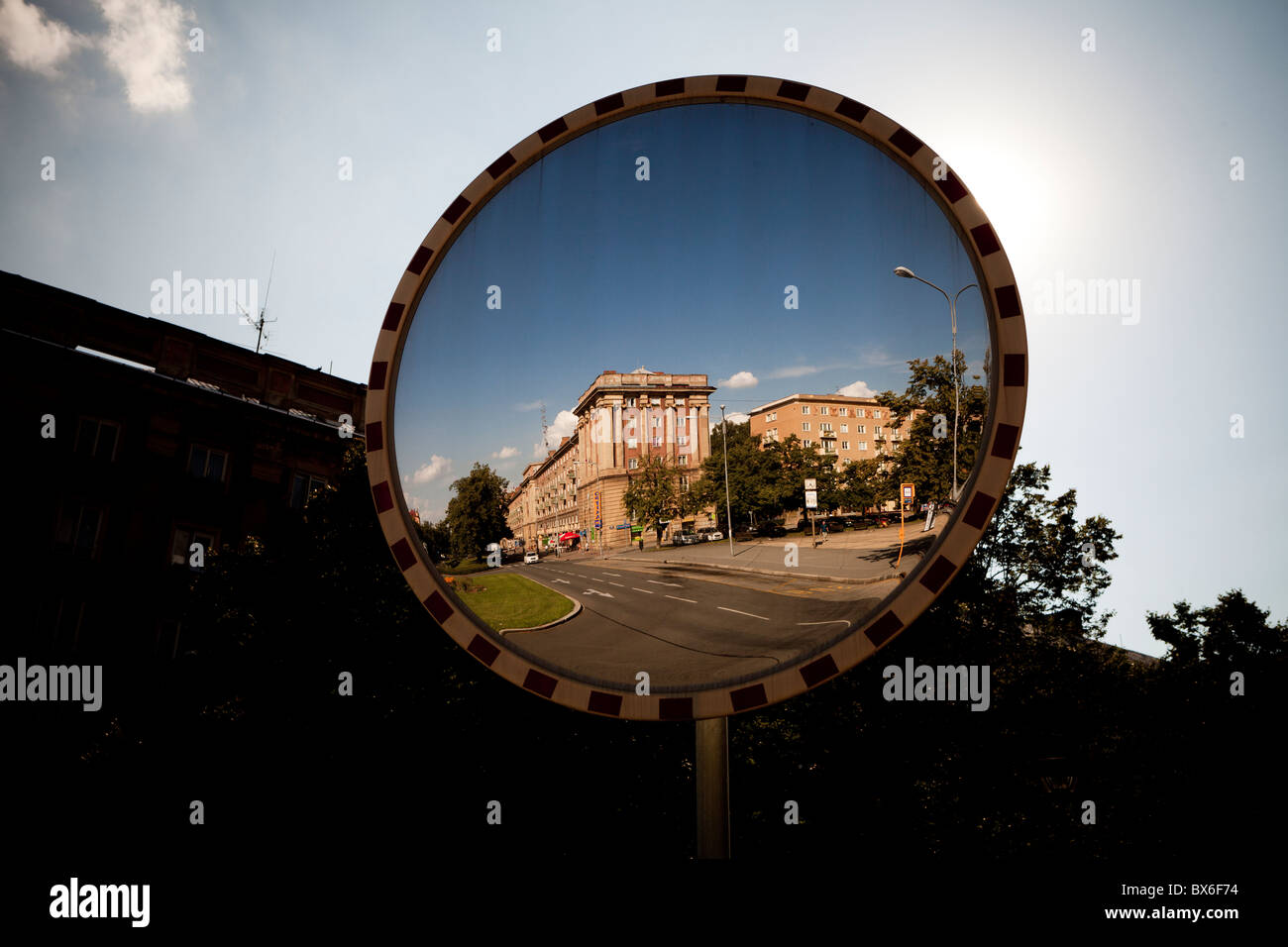 Ostrava Poruba, appartment, house, building, socialist realism Stock Photo