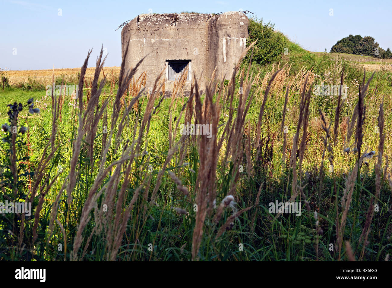 Fort type 37 ROPIK, Museum of the fortifications, Hlucin-Darkovicky Stock Photo