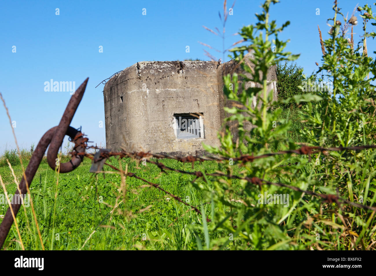 Fort type 37 ROPIK, Museum of the fortifications, Hlucin-Darkovicky Stock Photo