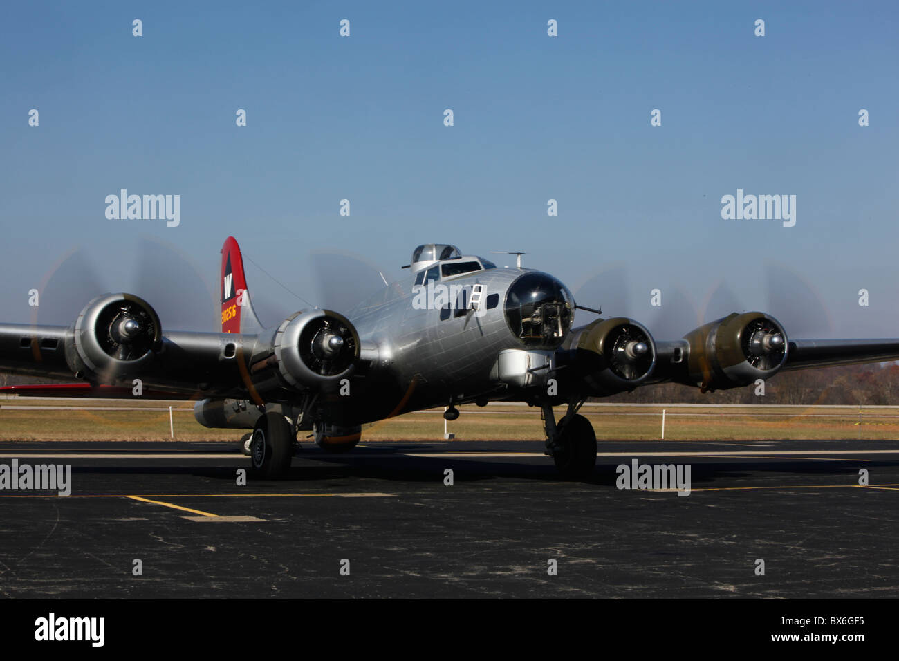 Aluminum Overcast Restored B-17 Flying Fortress WWII Era Bomber Flight ...