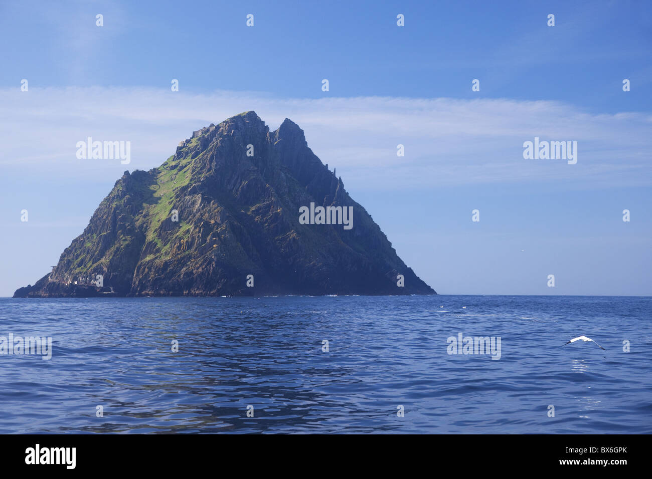 Skellig Michael, County Kerry, Munster, Republic of Ireland, Europe Stock Photo