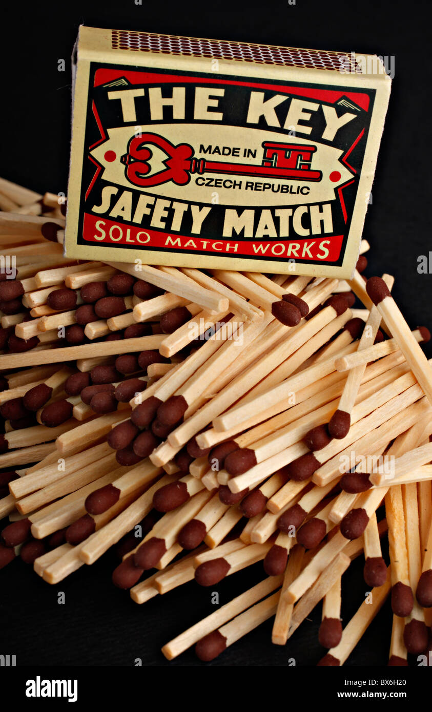 safety matches, wooden, Solo Stock Photo