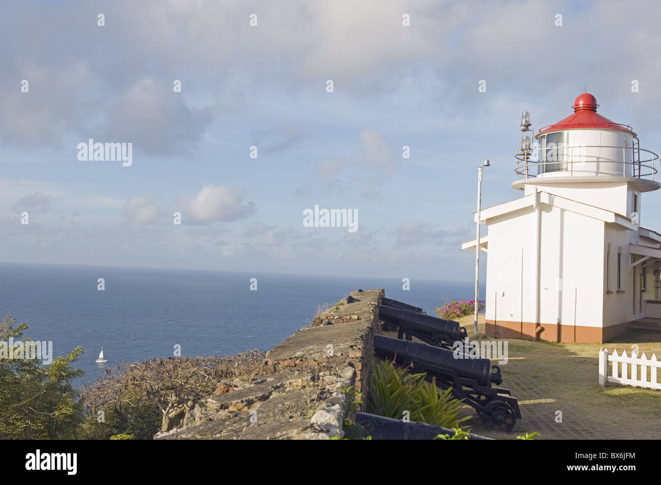 Fort George, Scarborough, Tobago, Trinidad and Tobago, West Indies, Caribbean, Central America Stock Photo