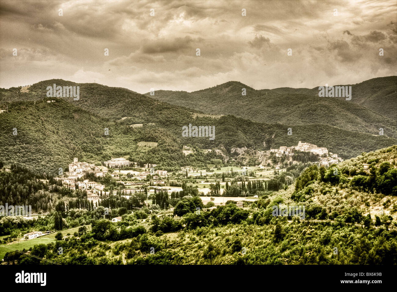 umbria landscape Stock Photo