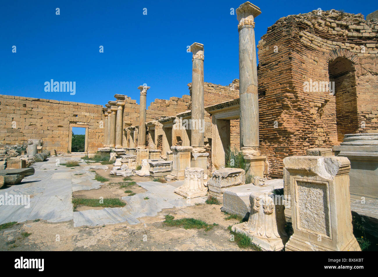Severan Forum, Leptis Magna, UNESCO World Heritage Site, Tripolitania